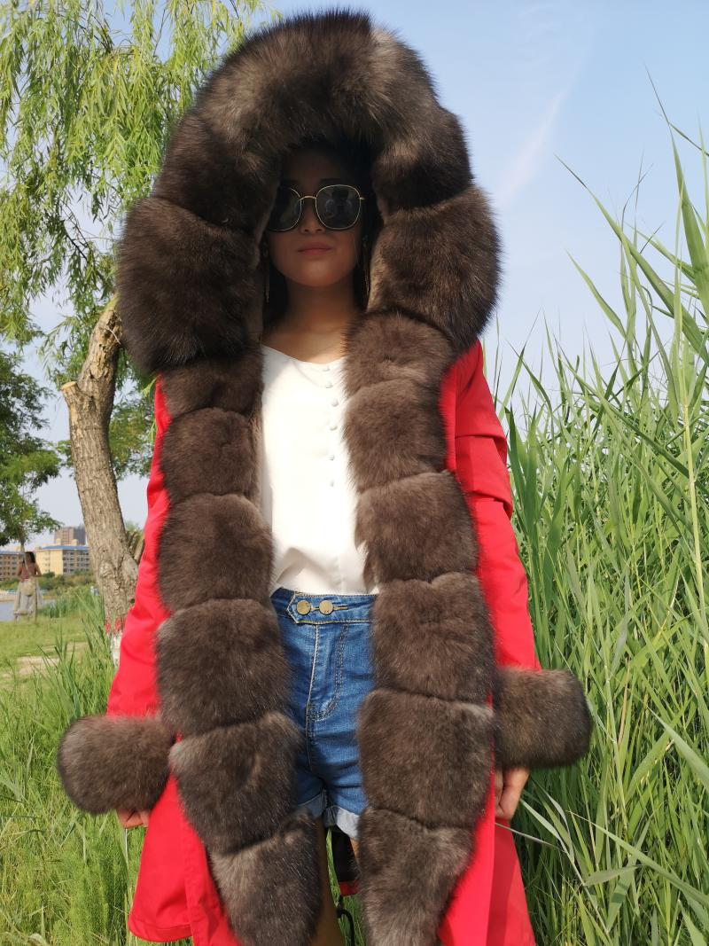 Women's Fur & Faux Park With Natural Coat Jacket Women Real Collar Liner Parka Hood 2021, Black 
Women's Fur & Faux Park With Natural Coat Jacket Women Real Collar Liner Parka Hood 2021, Black