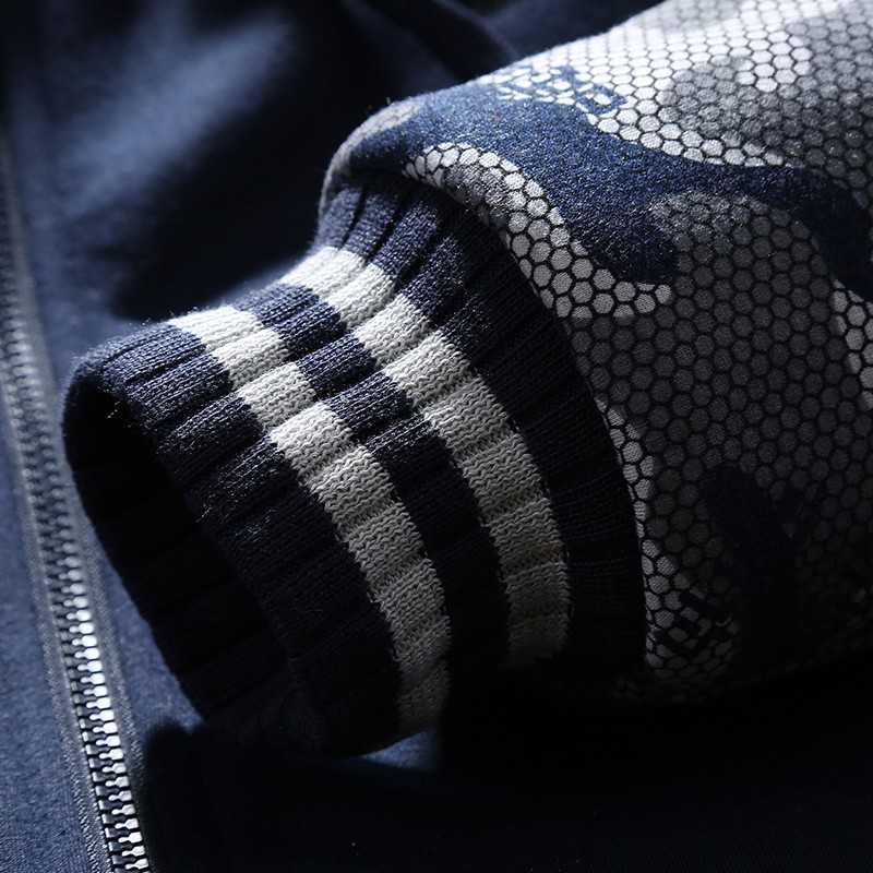 Winter Camouflage Hoodies: Warm Fleece Men's 2Pc Tracksuits M-4Xl