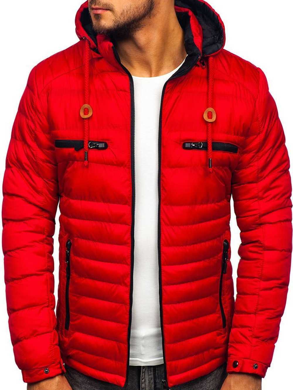 ZOGAA Fashionable Men's Hooded Zipper Cotton Jacket 211014