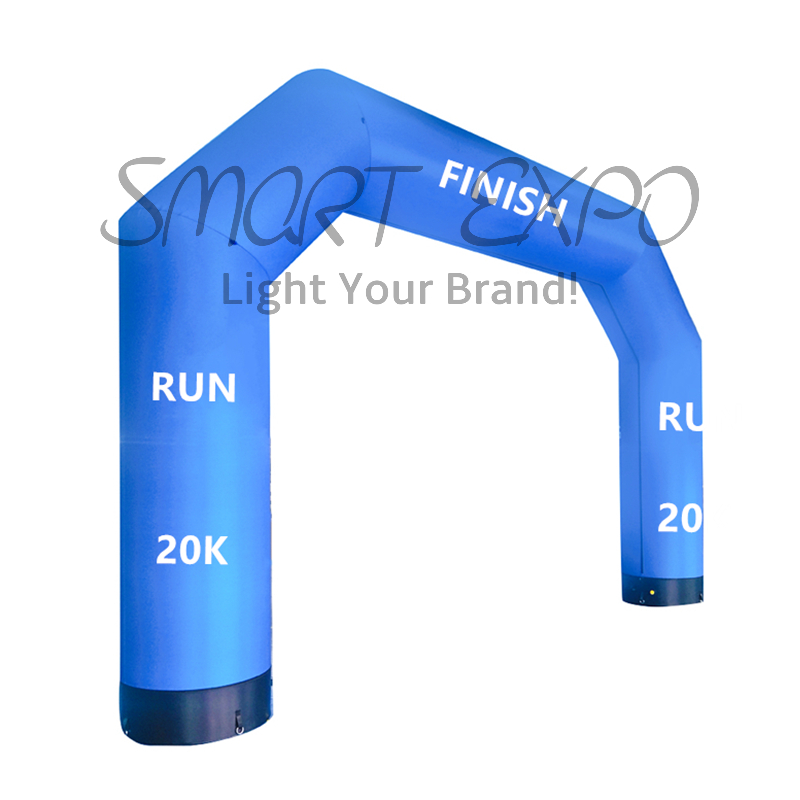 Inflatable Archway Airtight Type 0.9xW8xH4.5m with Custom Full Color Print E-Pump Accessories Carry Bag