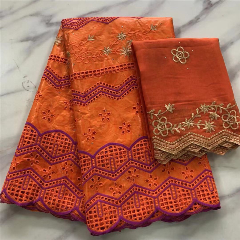 5Yards Beautiful Orange Bazin brocade Lace Fabric African Embroidery Match 2Yards French Mesh Blouse Set PL71438A
5Yards Beautiful Orange Bazin brocade Lace Fabric African Embroidery Match 2Yards French Mesh Blouse Set PL71438A