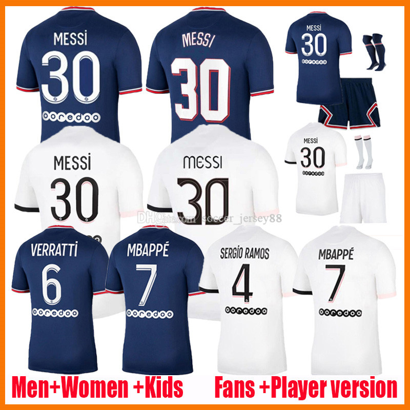 21 22 MESSI MBAPPE soccer jerseys Fan player version HAKIMI SERGIO RAMOS WIJNALDUM football shirt 2021 2022 MARQUINHOS women kids kit enfants maillot de foot, Kids home kit
21 22 MESSI MBAPPE soccer jerseys Fan player version HAKIMI SERGIO RAMOS WIJNALDUM football shirt 2021 2022 MARQUINHOS women kids kit enfants maillot de foot, Kids home kit