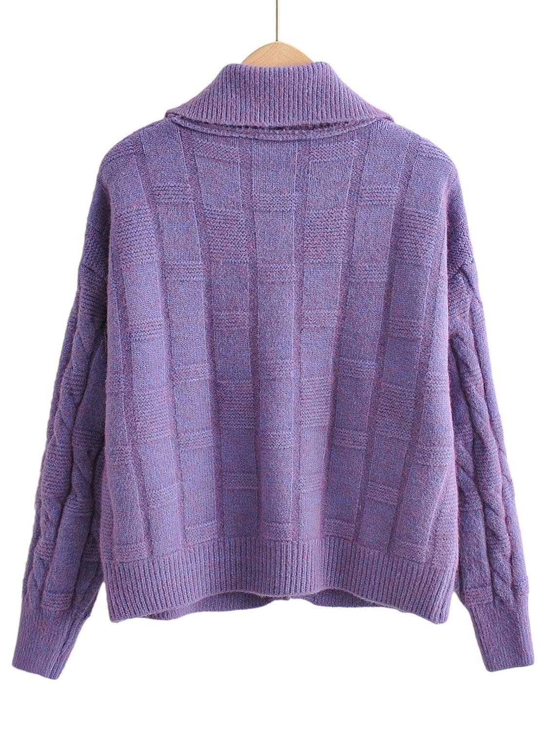 3 Colors Autumn 90s Vintage Lapel Twist Knitting Horn buttons Cardigan Women Single-breasted Sweater Long sleeve Short Jumper 210429