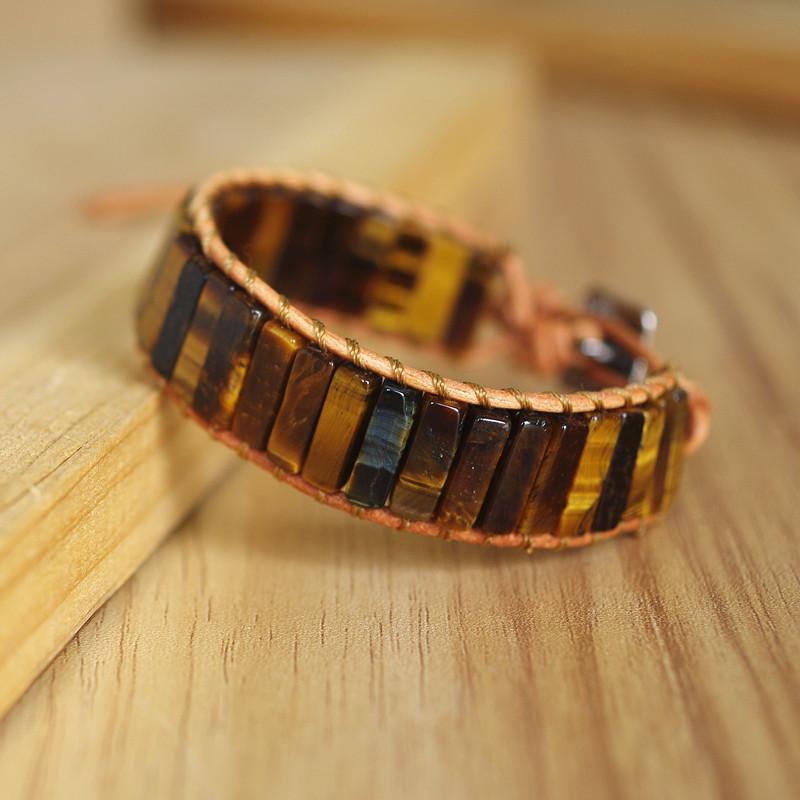 Charm Bracelets Tiger Eye Stone Tube Beads Chakra Leather Wrap Bracelet & Bangle Women Men Yoga Punk Boho Handmade Jewelry Gift
Charm Bracelets Tiger Eye Stone Tube Beads Chakra Leather Wrap Bracelet & Bangle Women Men Yoga Punk Boho Handmade Jewelry Gift