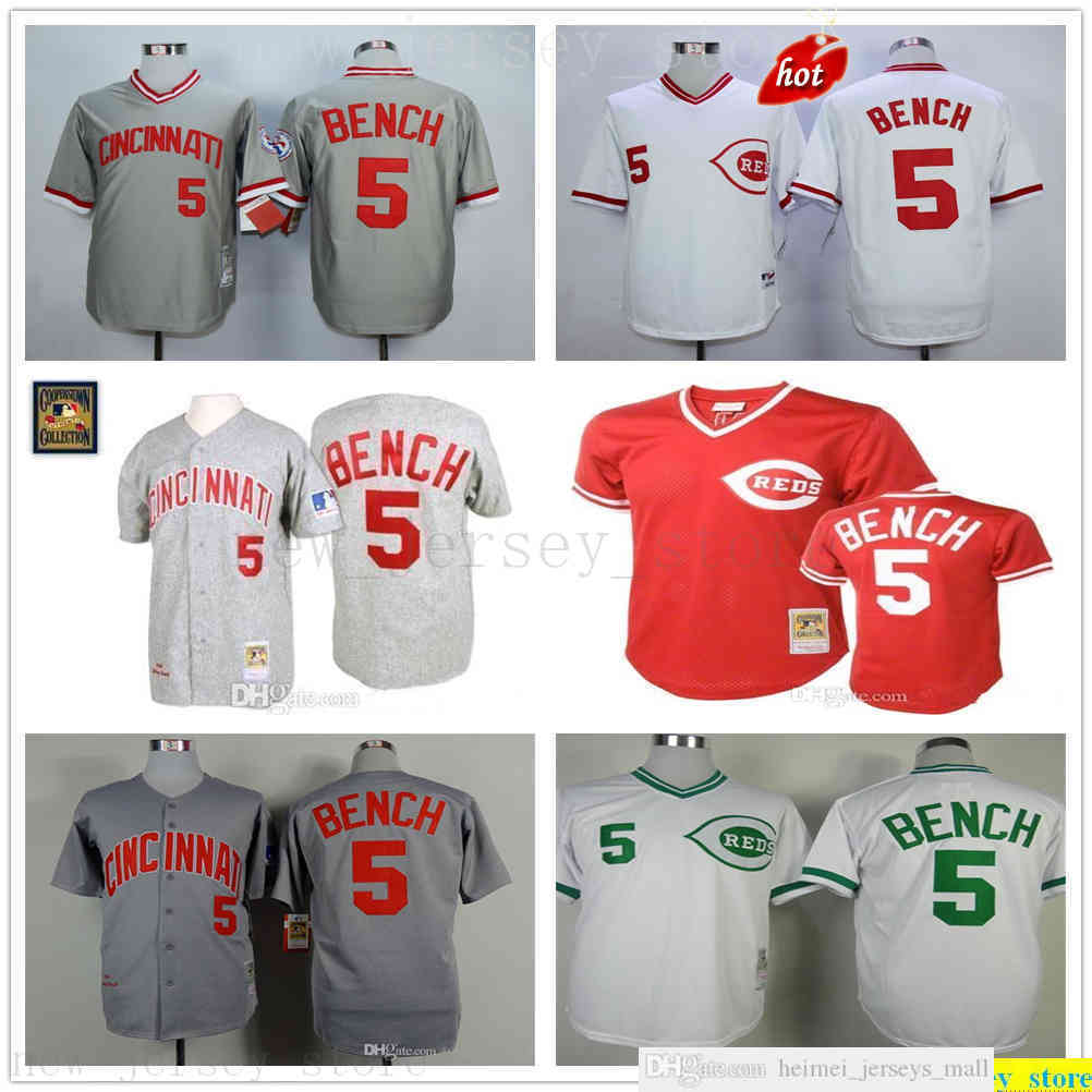 Grey Gray 1969 Johnny Bench Authentic Jersey Mens Women Youth Stitched 5 Mitchell And Ness 1990 Turn Back The Clock Baseball Jerseys
Grey Gray 1969 Johnny Bench Authentic Jersey Mens Women Youth Stitched 5 Mitchell And Ness 1990 Turn Back The Clock Baseball Jerseys