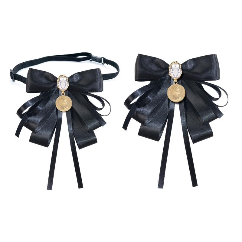 Bow Ties Vintage Tie With Brooch Pins Rhinestone Ribbon Pre Tied Bowtie Neck For Women Wedding Party 101A
Bow Ties Vintage Tie With Brooch Pins Rhinestone Ribbon Pre Tied Bowtie Neck For Women Wedding Party 101A