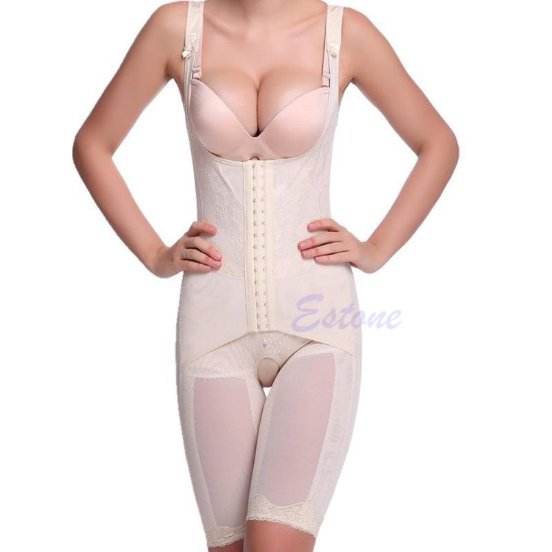 Women's Shapers Sexy Women Full Body Waist Cincher Tummy Shaper Shapewear Suit Underwear D08E
