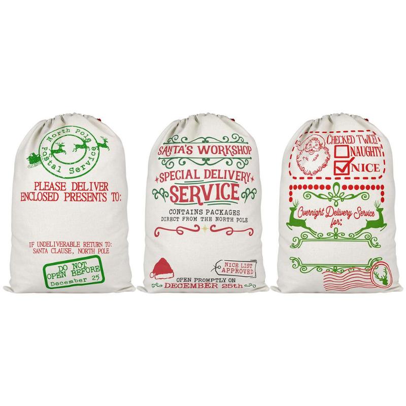 Christmas Decorations Drawstring Gift Bags Personalised Santa Sack For 18.9x25.2 Large Holiday Linen Canv
Christmas Decorations Drawstring Gift Bags Personalised Santa Sack For 18.9x25.2 Large Holiday Linen Canv