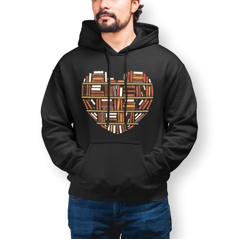 Men' Hoodies & Sweatshirts Books Womens Hoodie Cotton I Heart Fashion Long Loose Pullover XL Warm Men, Black-style
Men' Hoodies & Sweatshirts Books Womens Hoodie Cotton I Heart Fashion Long Loose Pullover XL Warm Men, Black-style