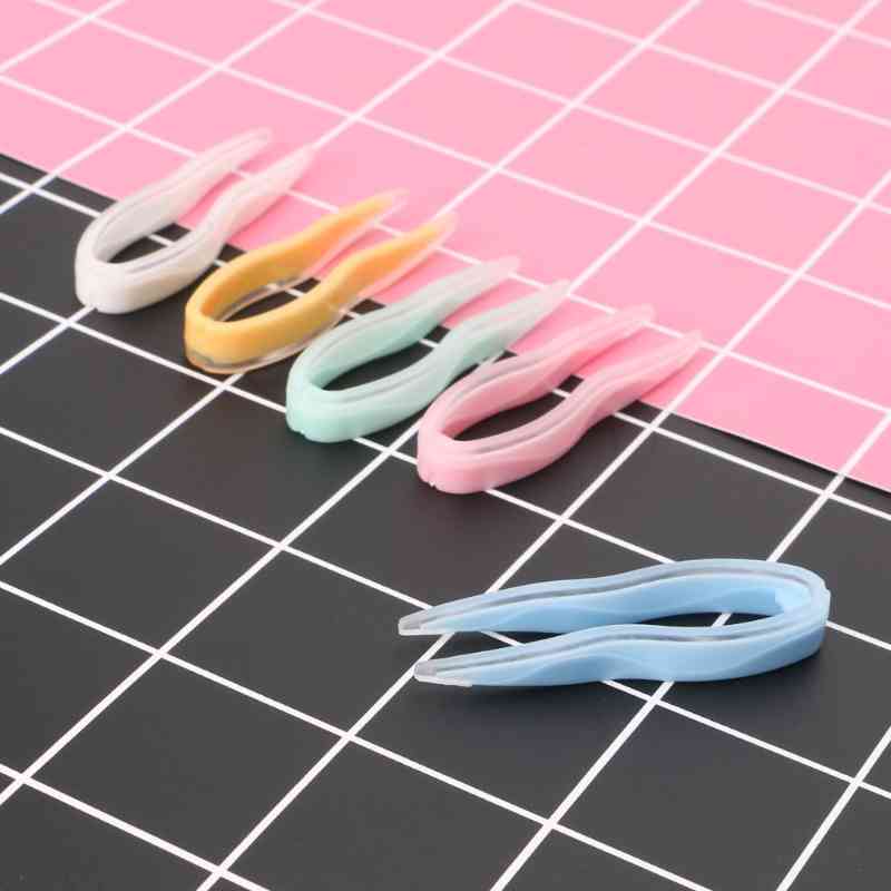 Contact Lens Pincet Care Travel Clip Remover Tool Tips Random Color Kit 40JA