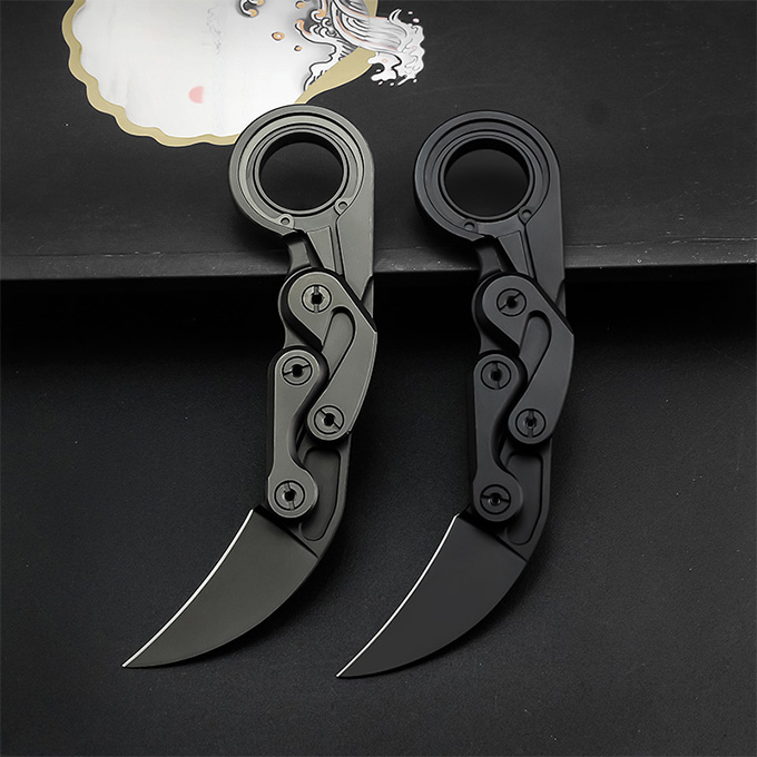 High END 2Styles M390 mechanical Folding Knife Heavy Style Tactical Combat Survival Camping Knives With Sheath EDC Tools