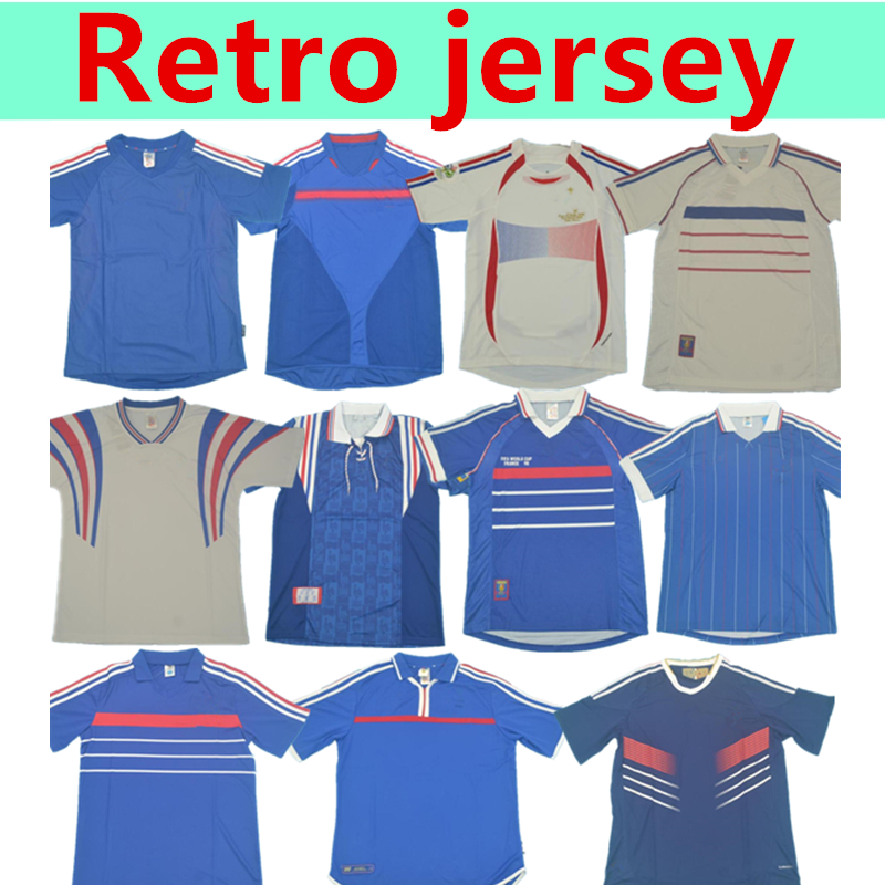 FRANCE Retro1998 ZIDANE soccer jersey 96 98 02 04 06 HENRY MAILLOT DE FOOT 1982 1984 shirt 2000 2010 Home Trezeguet football uniform, Black;yellow
FRANCE Retro1998 ZIDANE soccer jersey 96 98 02 04 06 HENRY MAILLOT DE FOOT 1982 1984 shirt 2000 2010 Home Trezeguet football uniform, Black;yellow