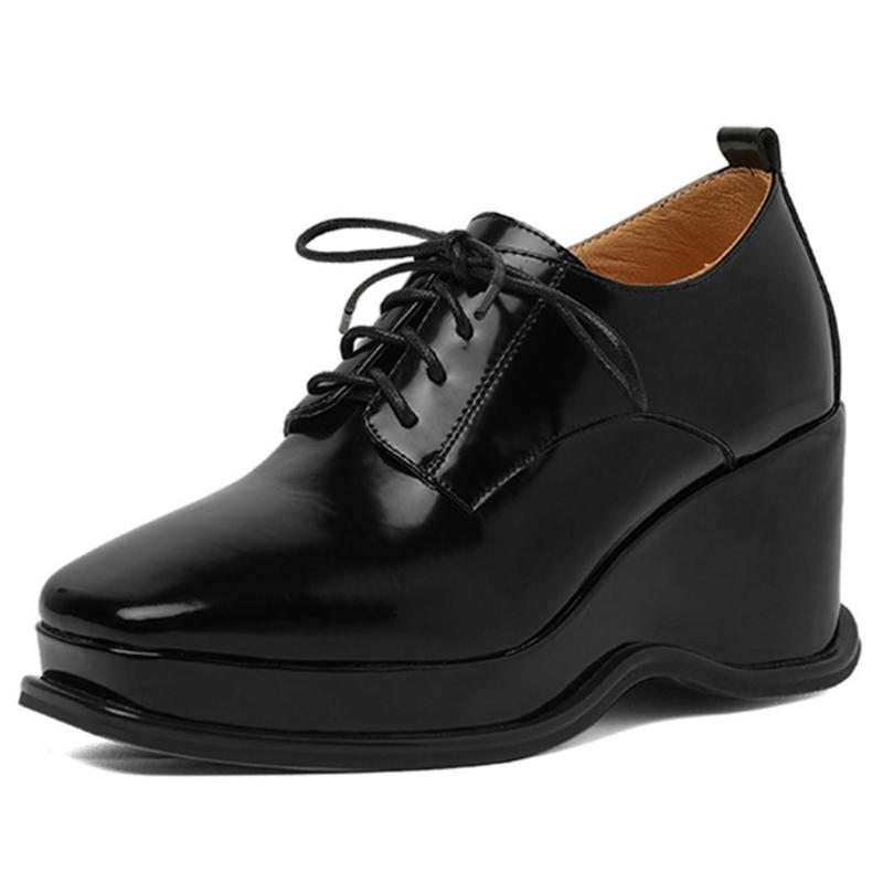 Dress Shoes GIGIFOX Brand Fashion Gothic Style Woman Genuine Leather Black Wedges Comfy Walking Office Lady Modern Pumps, Beige
Dress Shoes GIGIFOX Brand Fashion Gothic Style Woman Genuine Leather Black Wedges Comfy Walking Office Lady Modern Pumps, Beige
