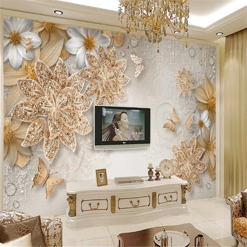 papel de parede 3d stereo living room sofa TV background wall paper bedroom 3d wallpaper