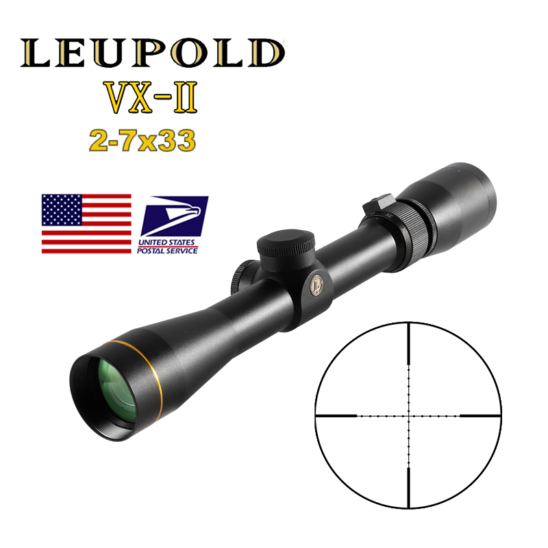 LEUPOLD VX-2 2-7x33 Mil Dot Scope Riflescopes Compact Rangefinder Hunting scopes Cross-Hair Reticle with 11/20mm mount
LEUPOLD VX-2 2-7x33 Mil Dot Scope Riflescopes Compact Rangefinder Hunting scopes Cross-Hair Reticle with 11/20mm mount