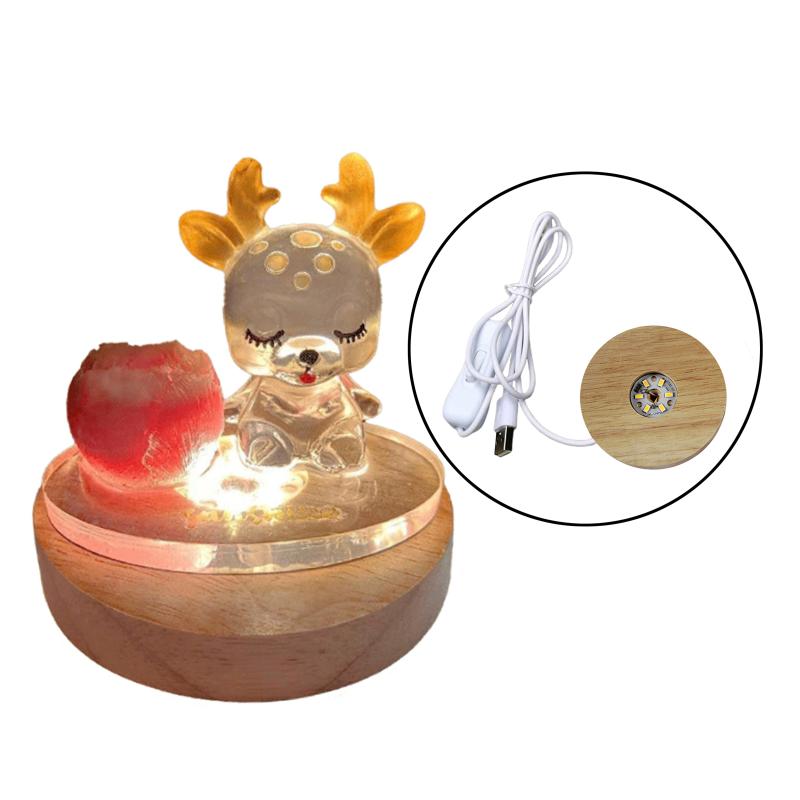 Lamp Holders & Bases 70mm LED Light Display Base Wooden Lighted Stand Round Night Holder For DIY Crystal Glass Art Acrylic Board
Lamp Holders & Bases 70mm LED Light Display Base Wooden Lighted Stand Round Night Holder For DIY Crystal Glass Art Acrylic Board