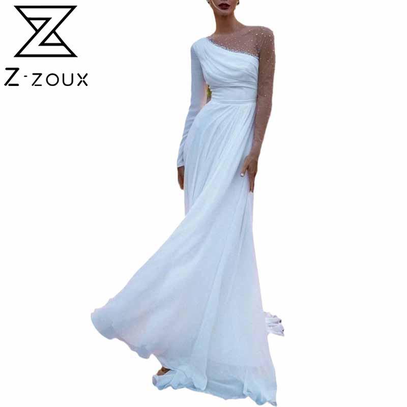 Women Dress Patchwork Beading Retro Party es Temperament Maxi es Long Sleeve Split High Waist Plus Size 210513