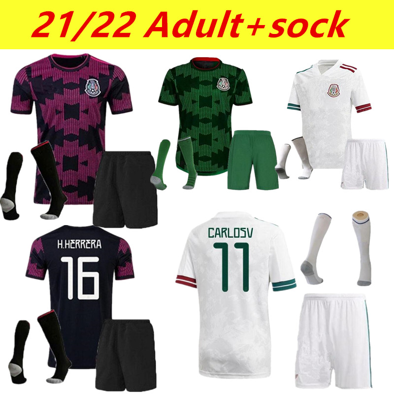 Adult+sock version 20 21 22 Mexico black training suit Soccer jerseys H.LOZANO DOS SANTOS CHICHARITO 2021 2022 national team home away sports football uniform shirts
Adult+sock version 20 21 22 Mexico black training suit Soccer jerseys H.LOZANO DOS SANTOS CHICHARITO 2021 2022 national team home away sports football uniform shirts