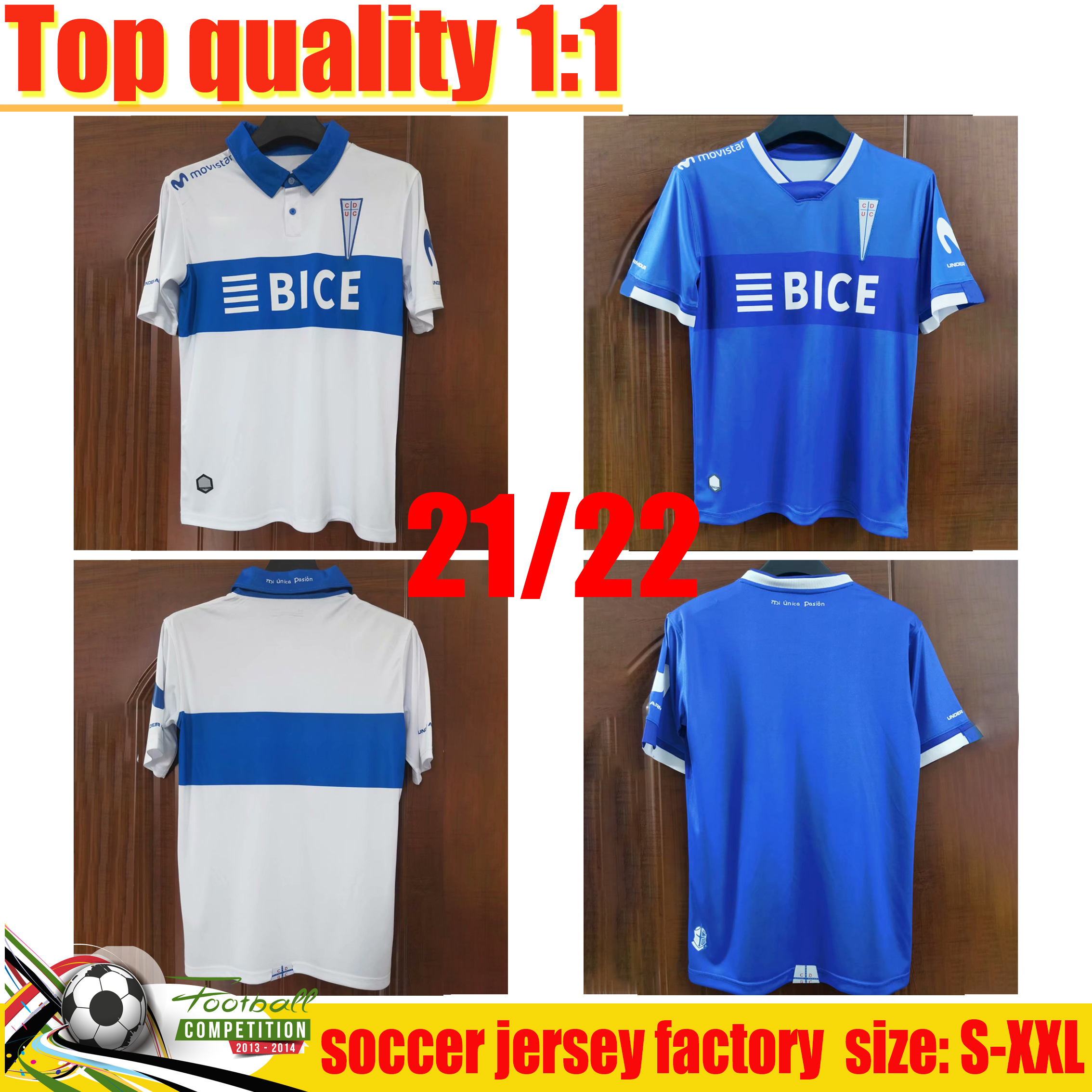 2021 2022 Catholic University Soccer Jersey 21/22 Jerseys maillot de foot Universities of Chile Universidad Catolica Home Away men football, Black;yellow
2021 2022 Catholic University Soccer Jersey 21/22 Jerseys maillot de foot Universities of Chile Universidad Catolica Home Away men football, Black;yellow