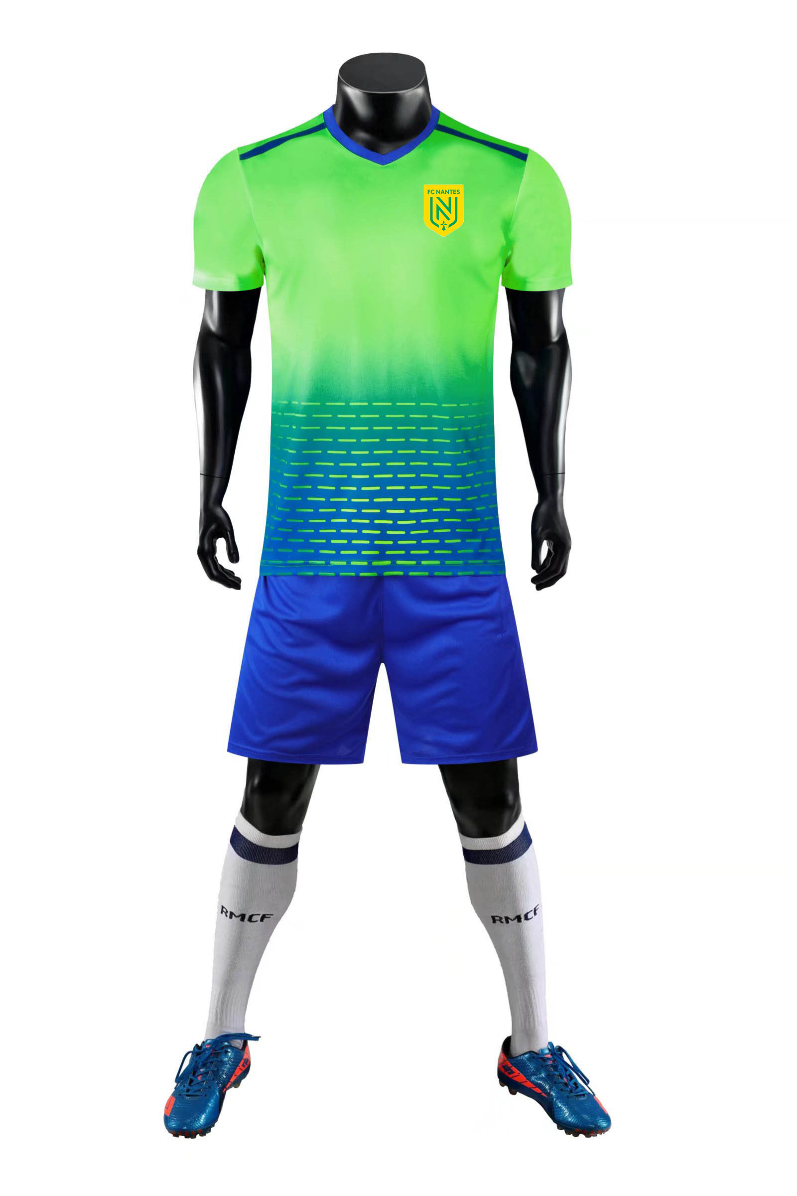 21-22 FC Nantes Kids Home Kits Running Sets Men Tracksuits Football Wear Jersey Socce Pant Customize Logo Short Training Suits, Lake blue
21-22 FC Nantes Kids Home Kits Running Sets Men Tracksuits Football Wear Jersey Socce Pant Customize Logo Short Training Suits, Lake blue