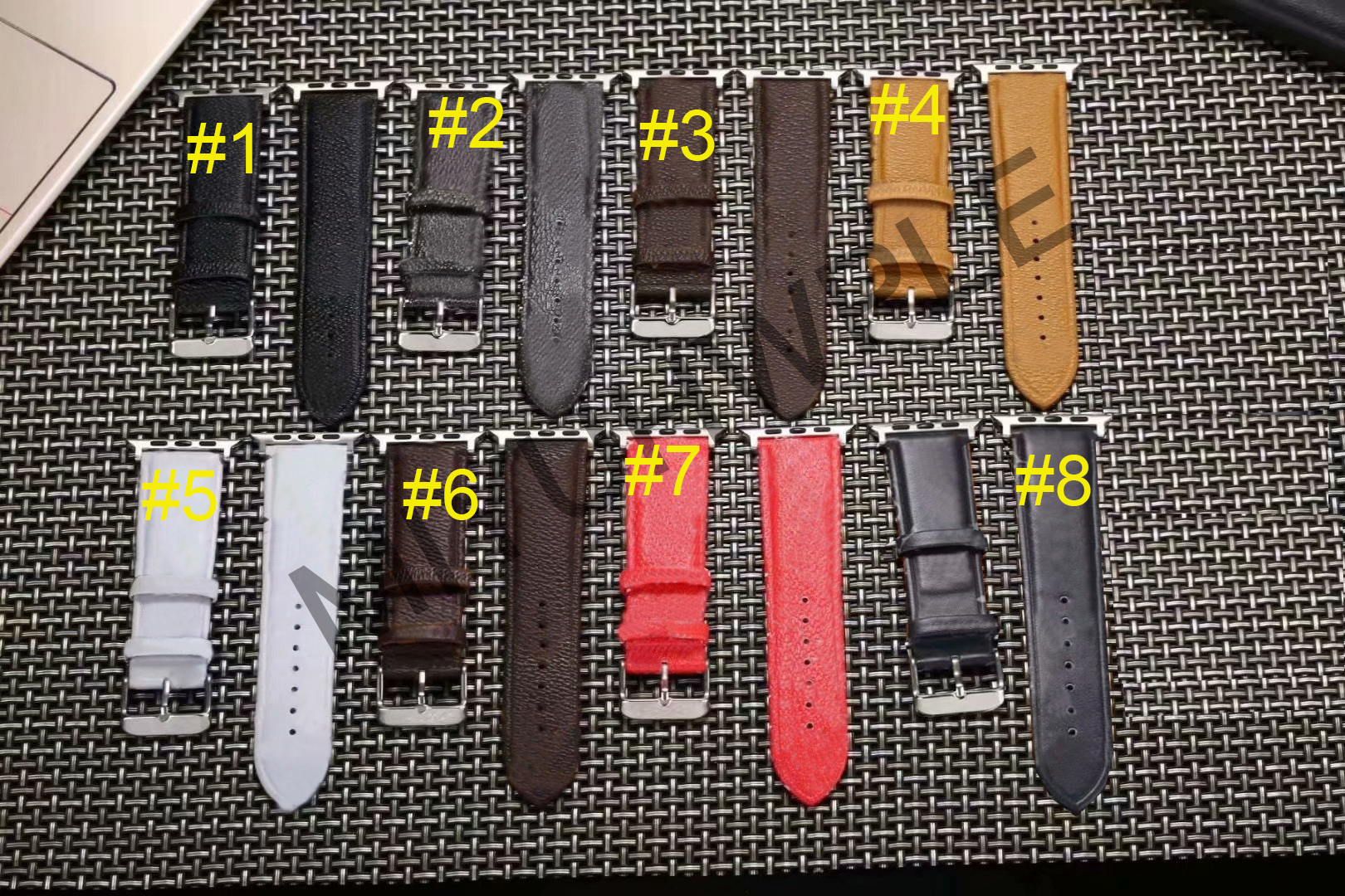 Top Fashion Smart Straps Designer Watch Straps for watches Series 1 2 3 4 5 6 High Quality Leather Print Pattern Smart Bands Deluxe Wristban
Top Fashion Smart Straps Designer Watch Straps for watches Series 1 2 3 4 5 6 High Quality Leather Print Pattern Smart Bands Deluxe Wristban
