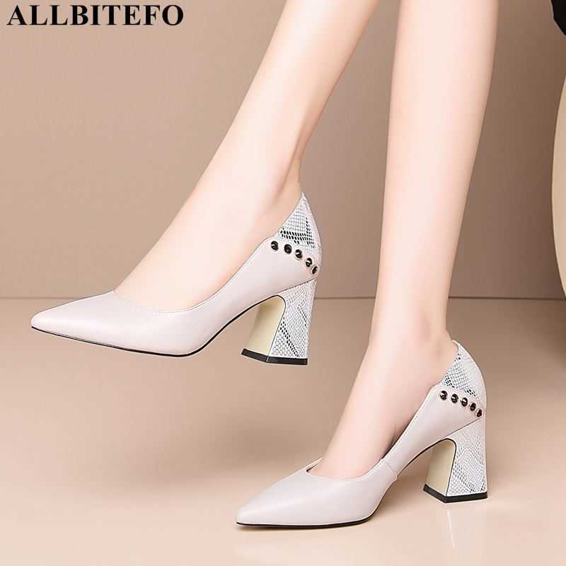 ALLBITEFO fashion brand high heels office ladies shoes full genuine leather women high heel shoes party women shoes women heels 210611, As picture
ALLBITEFO fashion brand high heels office ladies shoes full genuine leather women high heel shoes party women shoes women heels 210611, As picture