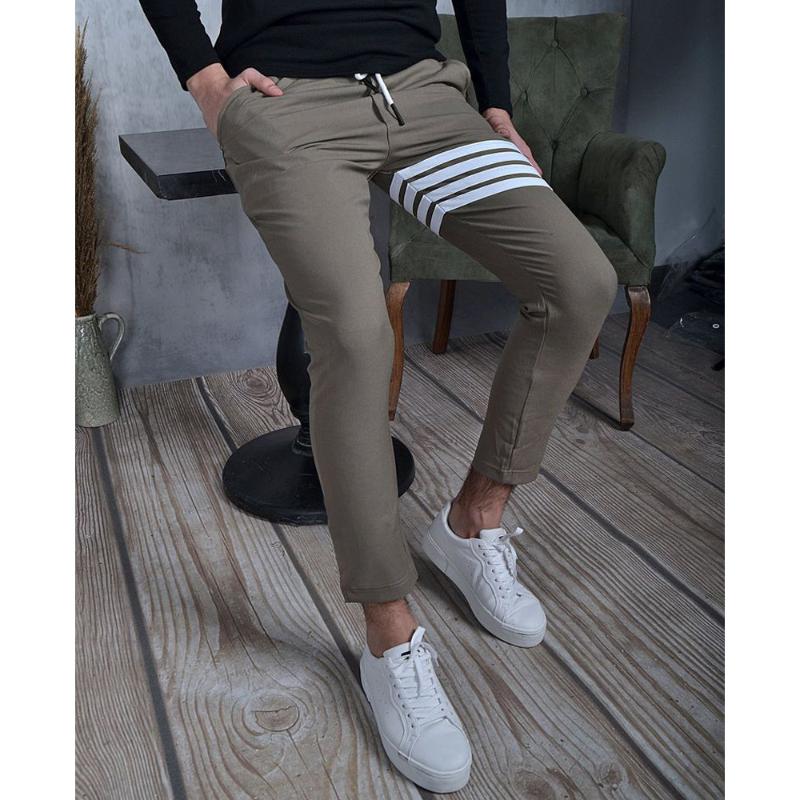Men' Pants Summer Fashion Personality Tapered Striped Air Conditioning Leggings Casual Mens Joggers, Black
Men' Pants Summer Fashion Personality Tapered Striped Air Conditioning Leggings Casual Mens Joggers, Black