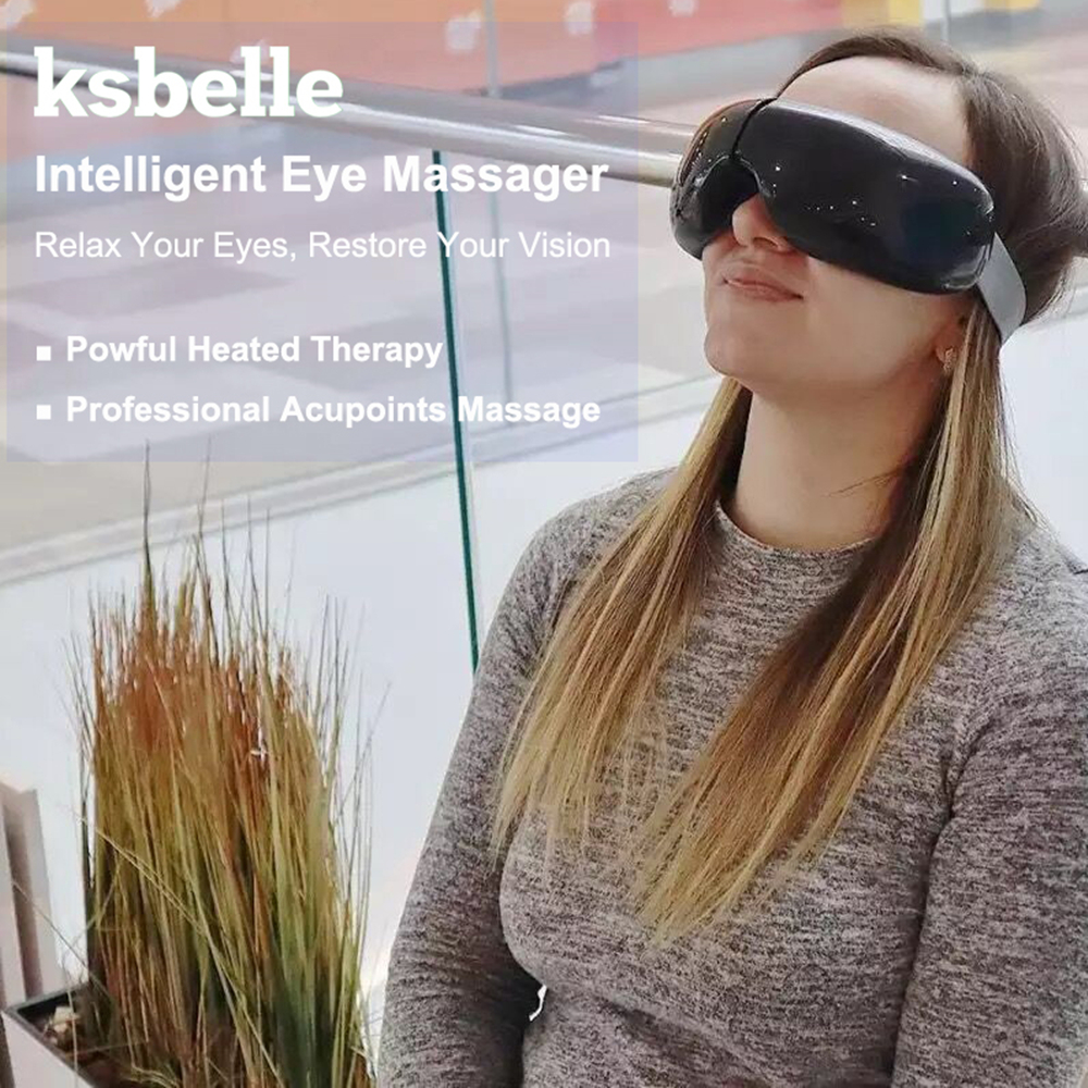 Ksbelle Intelligent 3D/6D Eye Massager for Eyes Wrinkles Electric Eyes Massage Glasses with Heat Fatigue Dark Circles Headaches
Ksbelle Intelligent 3D/6D Eye Massager for Eyes Wrinkles Electric Eyes Massage Glasses with Heat Fatigue Dark Circles Headaches