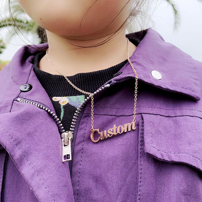 Pendant Necklaces Fashion Custom Baby Name Necklace & Stainless Steel Customized Nameplate For Born Girls Boys Birthday Gift
Pendant Necklaces Fashion Custom Baby Name Necklace & Stainless Steel Customized Nameplate For Born Girls Boys Birthday Gift