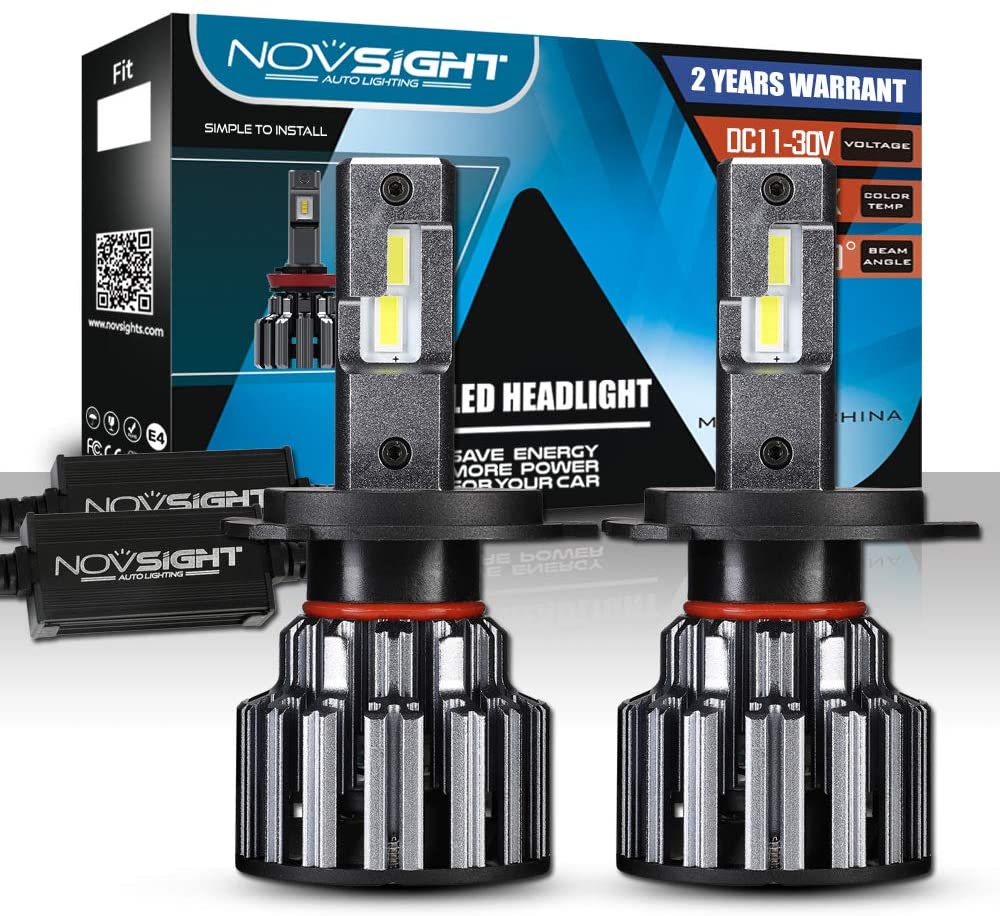 NOVSIGHT H7 LED H4 H11 9006 9005 Car Headlights Bulbs 90W 15000LM Decoder Automobile LED Headlamp Front Lights 6000K 12V 24V
NOVSIGHT H7 LED H4 H11 9006 9005 Car Headlights Bulbs 90W 15000LM Decoder Automobile LED Headlamp Front Lights 6000K 12V 24V