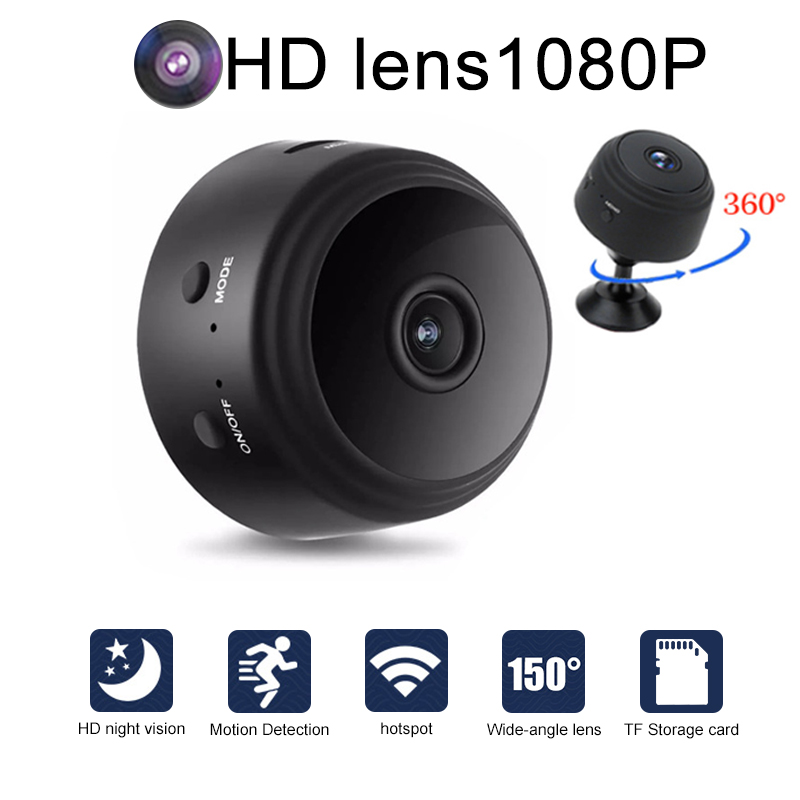A9 Mini Camera WIFI Wireless Aerial Photography 1080P HD Camera Night Scene Video Child Security Security Camera
A9 Mini Camera WIFI Wireless Aerial Photography 1080P HD Camera Night Scene Video Child Security Security Camera