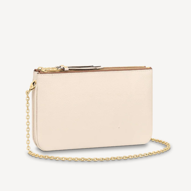 Double Zip Pochette Chain Bag Cream / Bois De Rose Pink crossbody Mono Empreinte Gram Leather designers Womens Handbags Purses M80084, Color 01
Double Zip Pochette Chain Bag Cream / Bois De Rose Pink crossbody Mono Empreinte Gram Leather designers Womens Handbags Purses M80084, Color 01