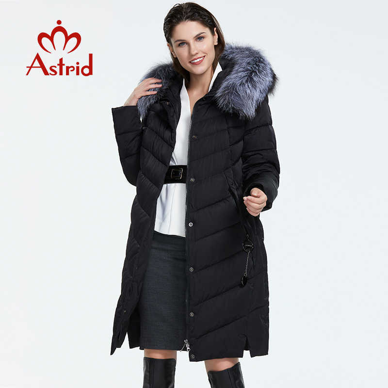 Astrid Winter arrival down jacket women with a fur collar loose clothing outerwear quality women winter coat FR-2160 210819