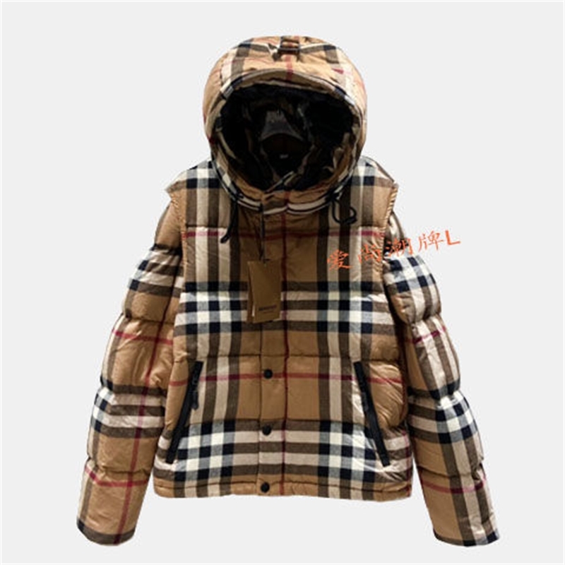 2021 Autumn Winter New Classic Check Hooded Down Cotton Jacket Loose Khaki Detachable Ponzi Men' and Women' Fashion
2021 Autumn Winter New Classic Check Hooded Down Cotton Jacket Loose Khaki Detachable Ponzi Men' and Women' Fashion