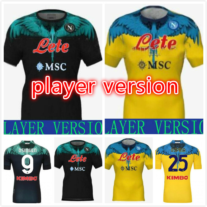 Napoli player version soccer jerseys Naples football special-edition 2021 KOULIBALY camiseta de fútbol INSIGNE Maradona 4th OSIMHEN MER, 21/22
Napoli player version soccer jerseys Naples football special-edition 2021 KOULIBALY camiseta de fútbol INSIGNE Maradona 4th OSIMHEN MER, 21/22