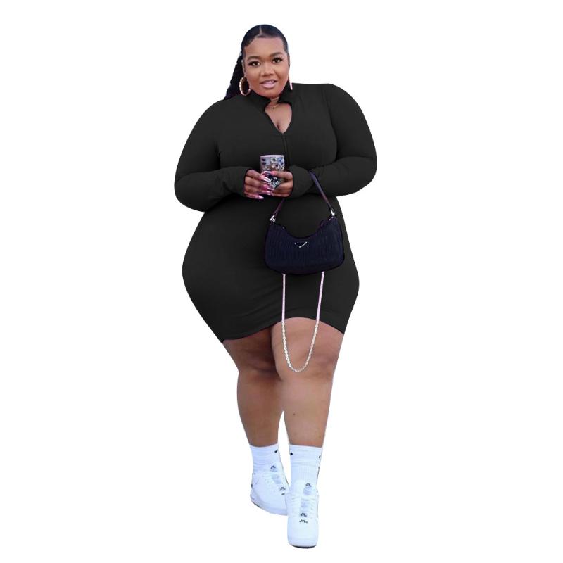 Plus Size Dresses Elegant 5xl Long Sleeve Sexy V Neck Big Dress For Women 2022 Robe Femme Grande Taille, Black
Plus Size Dresses Elegant 5xl Long Sleeve Sexy V Neck Big Dress For Women 2022 Robe Femme Grande Taille, Black