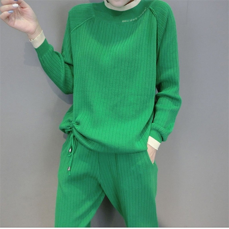 Two Piece Set For Women Long Sleeve Drawstring Pullover Sweater +High Waist Pants Casual Suit Female 210520, Photo color
Two Piece Set For Women Long Sleeve Drawstring Pullover Sweater +High Waist Pants Casual Suit Female 210520, Photo color