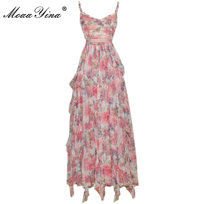 Bohemia Vacation Long Dresses Women's Summer Mesh Sexy Spaghetti Strap Floral print Elegant Maxi Party Dress 210524, Mixed color
Bohemia Vacation Long Dresses Women's Summer Mesh Sexy Spaghetti Strap Floral print Elegant Maxi Party Dress 210524, Mixed color