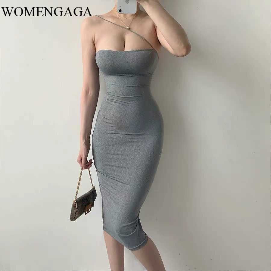 Spring / summer tight elastic dress sleeveless off shoulder sexy nightclub slim MIDI bag hip street party G58Y 210603, Gray
Spring / summer tight elastic dress sleeveless off shoulder sexy nightclub slim MIDI bag hip street party G58Y 210603, Gray