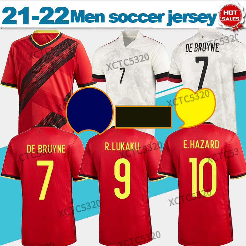 2021 Euro nation soccer jersey #7 DE BRUYNE #9 R.LUKAKU.#10 E.HAZARD home red away white Fans version men football shirt On sale, Black;yellow
2021 Euro nation soccer jersey #7 DE BRUYNE #9 R.LUKAKU.#10 E.HAZARD home red away white Fans version men football shirt On sale, Black;yellow