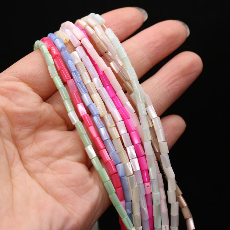 Other Natural Mother Of Pearl Shell Beads Cylindrical Rainbow Isolation For Jewelry Making DIY Necklace Earrings Accessory
Other Natural Mother Of Pearl Shell Beads Cylindrical Rainbow Isolation For Jewelry Making DIY Necklace Earrings Accessory