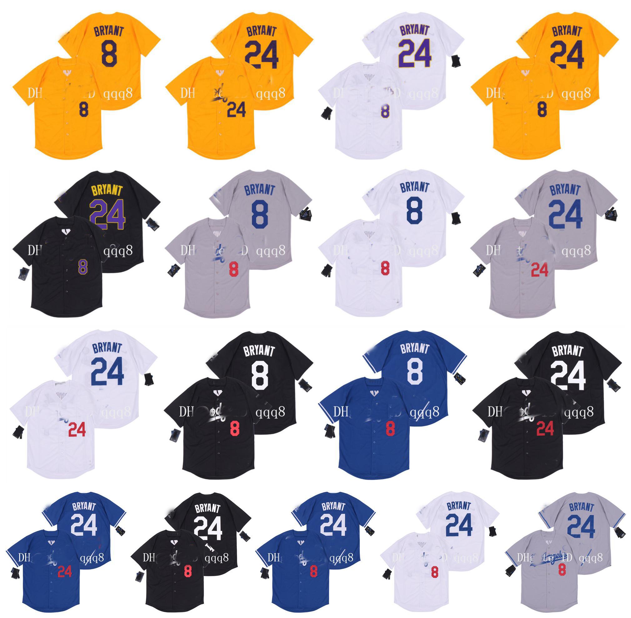 Top Quality ! LA Mens #8 #24 MAMBA Bryant Jersey Yellow White Grey Black 100% Stitched Baseball Jersey, As pic
Top Quality ! LA Mens #8 #24 MAMBA Bryant Jersey Yellow White Grey Black 100% Stitched Baseball Jersey, As pic