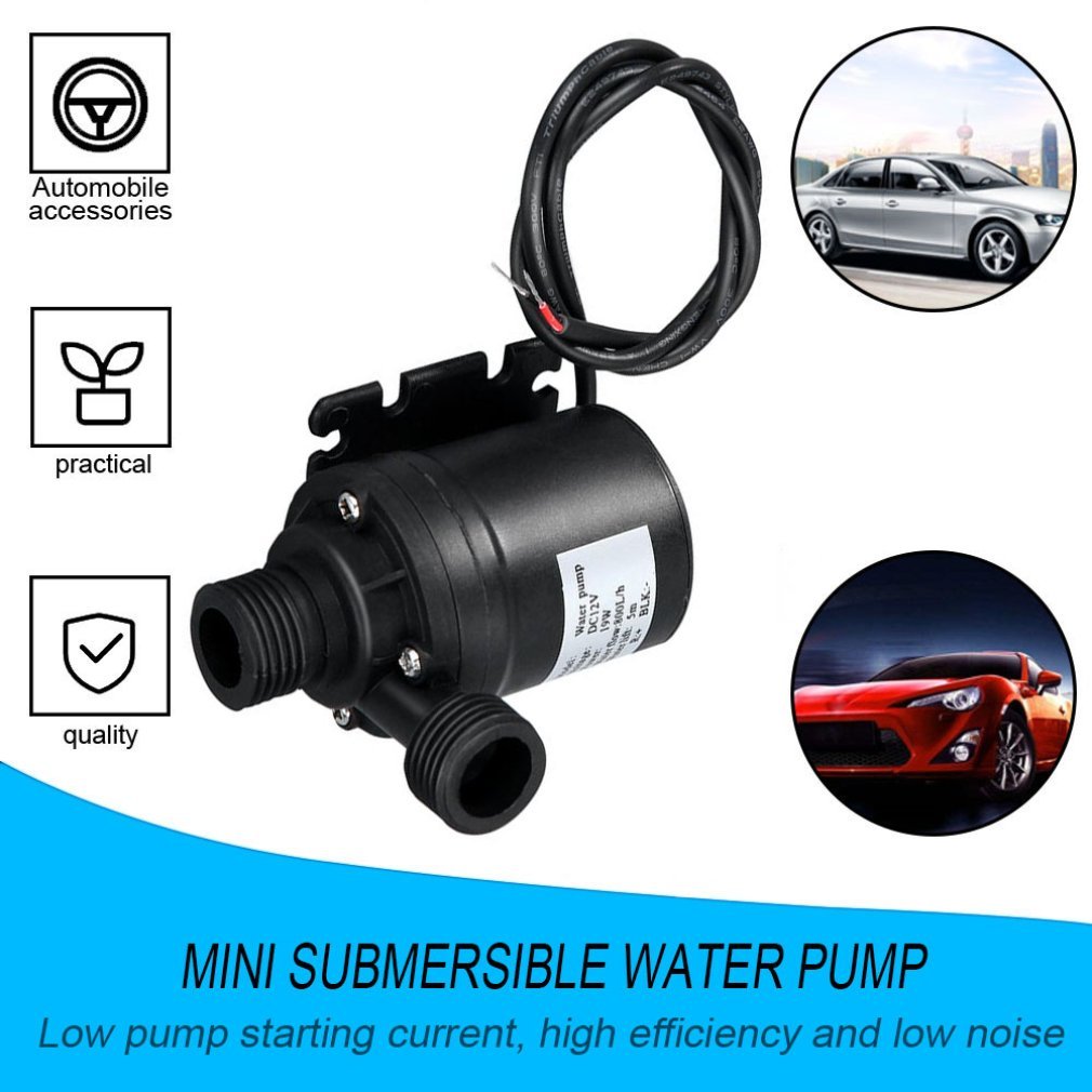 Professional Ultrastille Mini Dc 12V Lift 5M 800L/H Borstellose Engine Domestic pump Multifunctional screw thread Water pump
