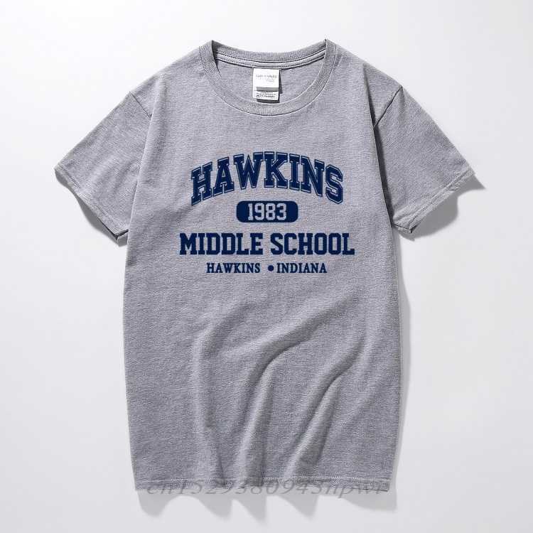 STRANGER THINGS Hawkins High School short sleeve t shirts tee tshirts 100% cotton jersey joggers 210629, White
STRANGER THINGS Hawkins High School short sleeve t shirts tee tshirts 100% cotton jersey joggers 210629, White