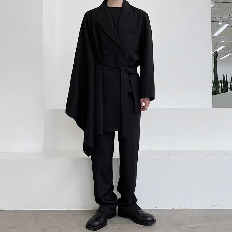 Men's Suits & Blazers Male Women Fashion Show Suit Coat Cloak Men Asymmetric Double Breasted Casual Jacket Stage Clothing, White;black
Men's Suits & Blazers Male Women Fashion Show Suit Coat Cloak Men Asymmetric Double Breasted Casual Jacket Stage Clothing, White;black
