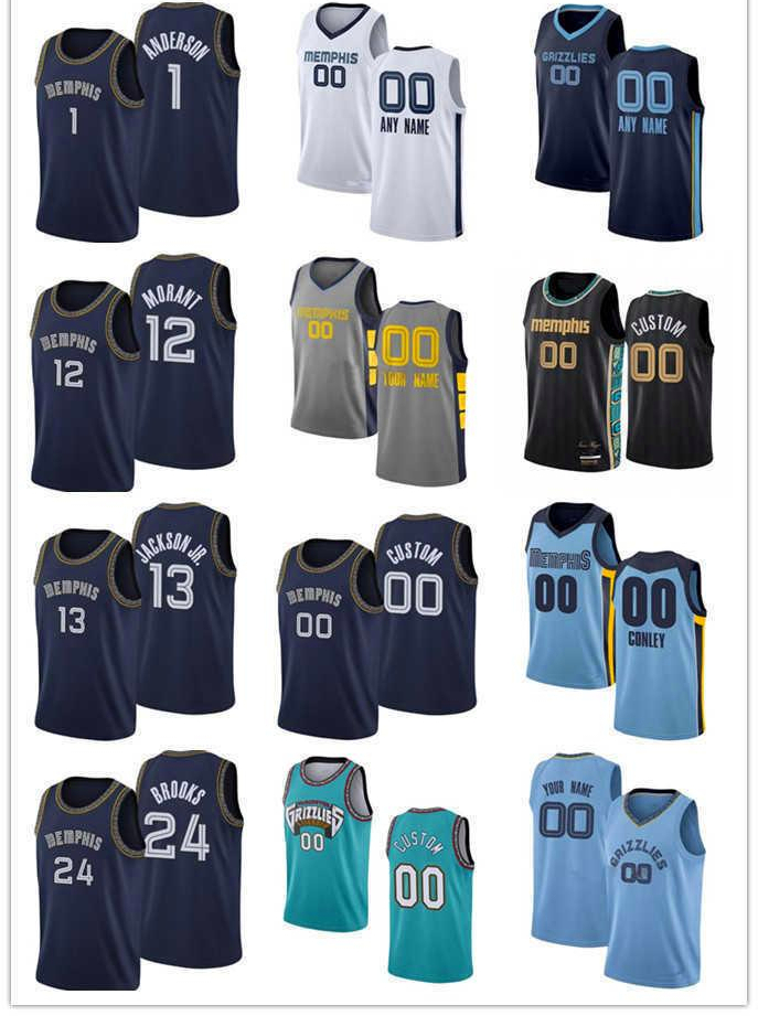 75th Men Women Youth Memphis's Grizzlies's 24 Dillon Brooks Ja 12 Morant 1 Kyle Anderson 13 Jaren Jackson Jr. Custom Basketball Jersey 8, Color 
75th Men Women Youth Memphis's Grizzlies's 24 Dillon Brooks Ja 12 Morant 1 Kyle Anderson 13 Jaren Jackson Jr. Custom Basketball Jersey 8, Color