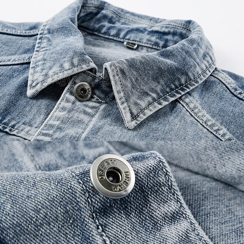 Men's Tracksuits Simple Sets Spring Autumn Solid Color Long Sleeve Denim Jacket And Pants Fashion Slim Male Jeans Size M-4XL