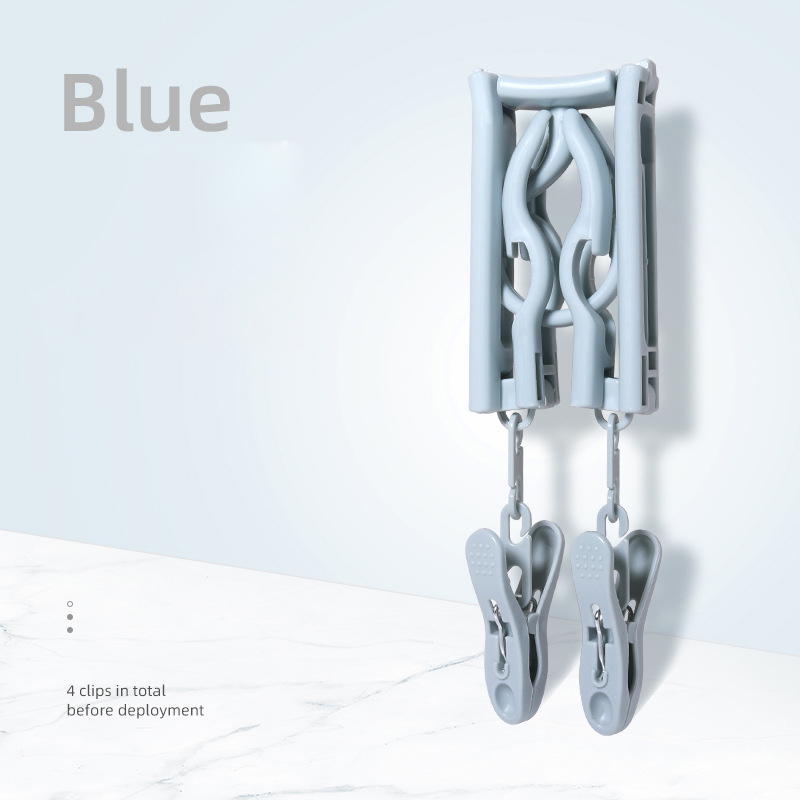 Portable Folding Clothes Hangers Accessories Foldable Clothes Drying Rack forTravel Business Trips Hotel TX0051