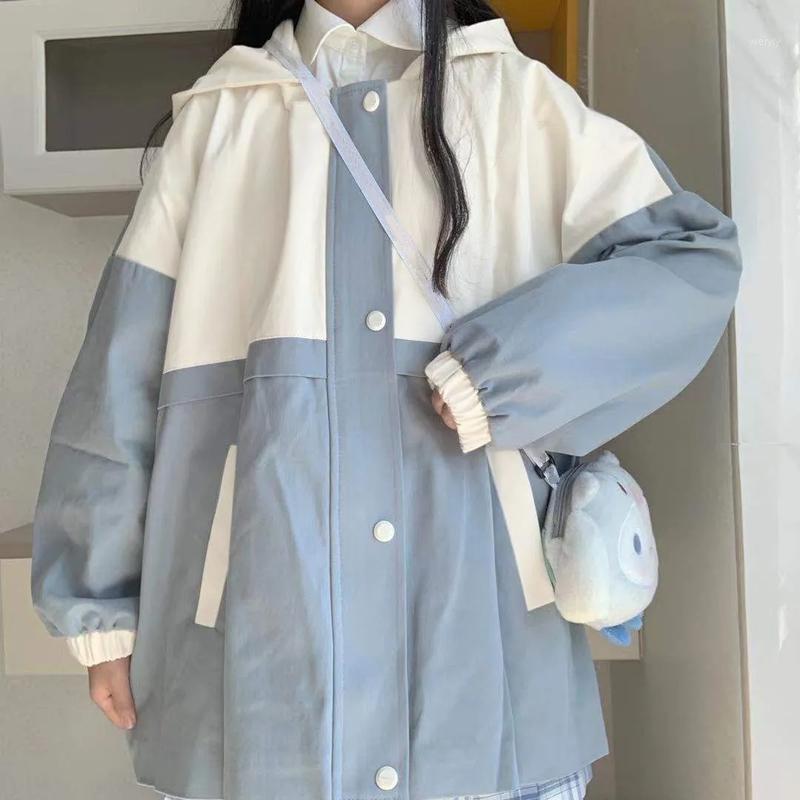 Women's Jackets Preppy Style Korean Women Autumn Hooded Outerwear Jacket Long Sleeve Tops Ladies Casual Vintage Loose Parka Coat Female, Zhutukuanjiahou
Women's Jackets Preppy Style Korean Women Autumn Hooded Outerwear Jacket Long Sleeve Tops Ladies Casual Vintage Loose Parka Coat Female, Zhutukuanjiahou