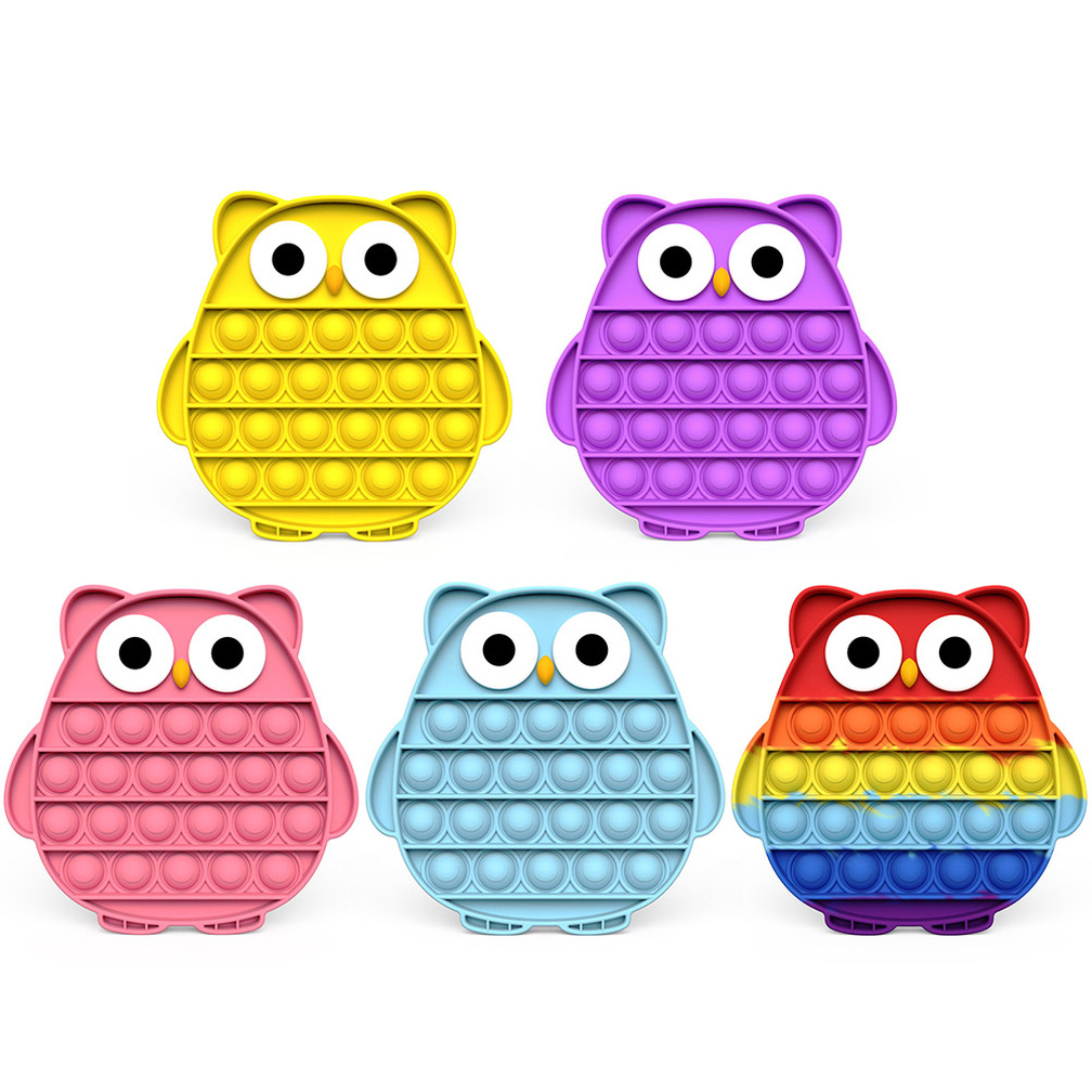 Owl Shape Push Bubble Sensory Toy Antistress Special Austim Needs Stress Relief Figet Silicone Animal Adullt Kids Toys
Owl Shape Push Bubble Sensory Toy Antistress Special Austim Needs Stress Relief Figet Silicone Animal Adullt Kids Toys